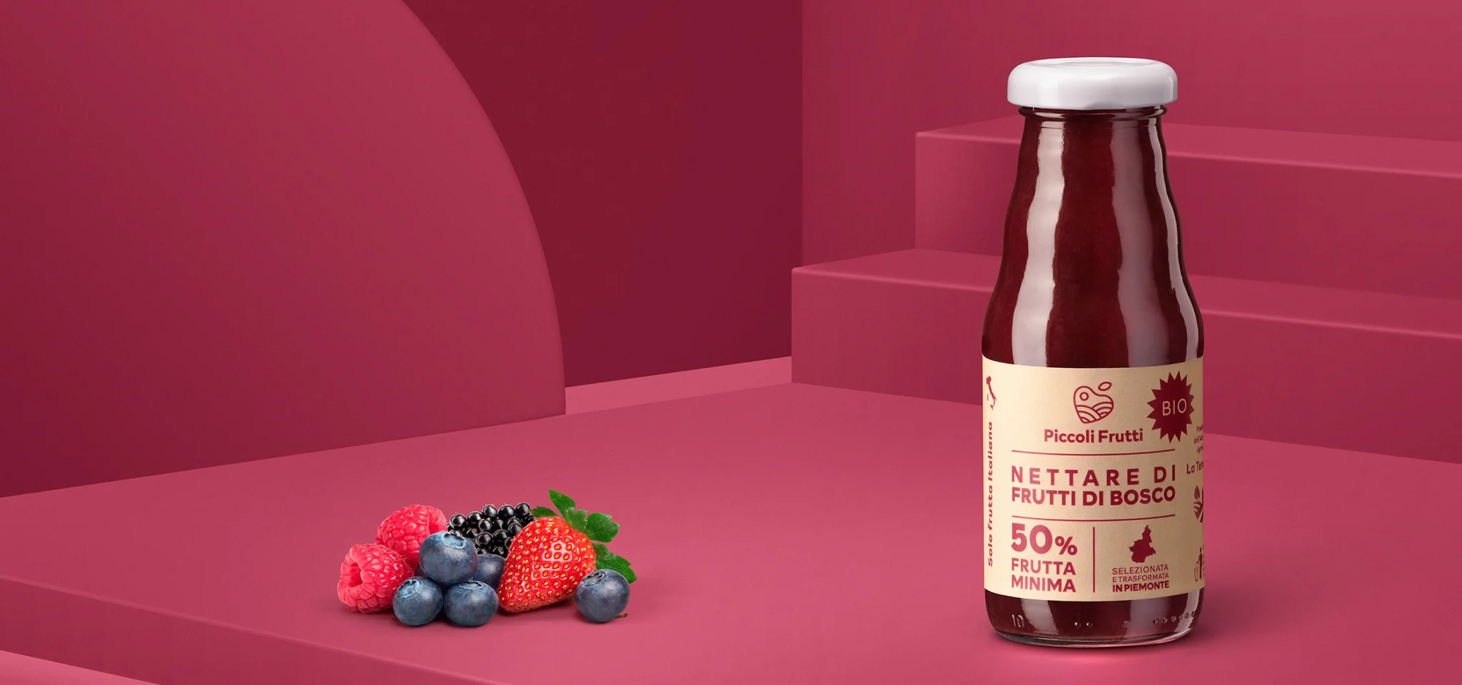 Produzione e lavorazione frutta biologica - Nettare di frutti di bosco