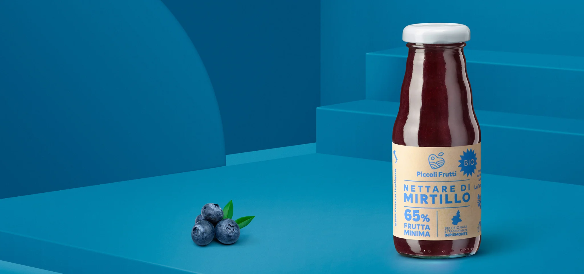 Produzione e lavorazione frutta biologica - Nettare di mirtillo 65%