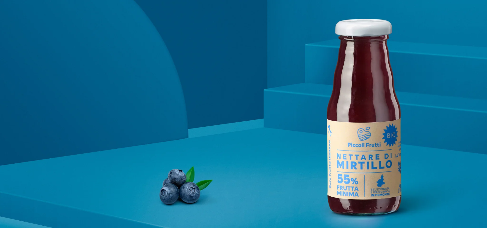 Produzione e lavorazione frutta biologica - Nettare di mirtillo 55%